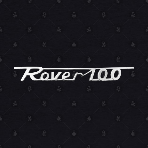 Rover 100 P4 1960s vintage car logo by soitwouldseem